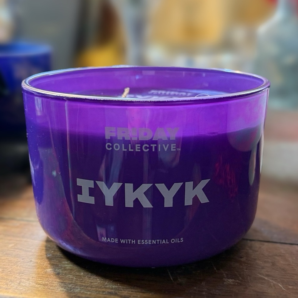 Essential Oil Large Heavy 3 Wick Candle From Friday Collective